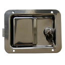 Handle plate lock 140 x 108 x 38 mm complete inside / outside 2 keys