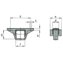 AL-KO support bracket for clamping