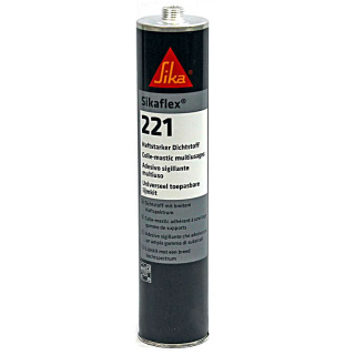 Sikaflex-221 black, 300 ml cartridge, strong adhesive sealant