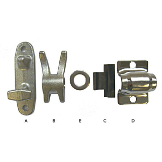 Individual parts from locking kit