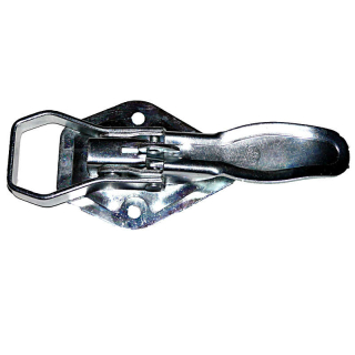 Closure with bracket & safety device, lockable, galvanized