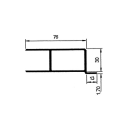 Drop side locks with stop, anodized aluminum