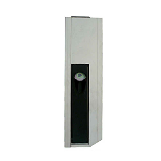 Drop side locks with stop, anodized aluminum 350 mm height, left