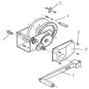 Complete crank for Nieper safety winch