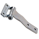 Door hinge 134 mm, cranked