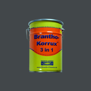 Brantho Korrux "3 in 1" 5 liters dark gray / iron gray RAL 7011