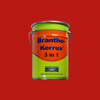 Brantho Korrux "3 in 1" 5 liters seal red / fiery red RAL 3000