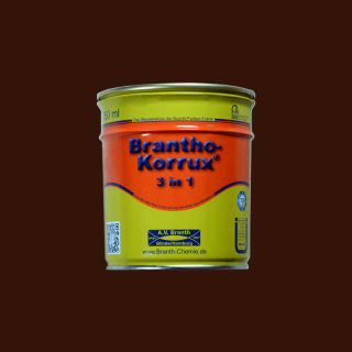 Brantho Korrux "3 in 1" 0.75 liter can red-brown / oxide red RAL 3009