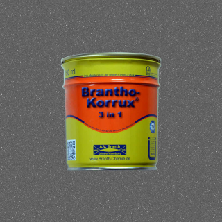 Brantho Korrux "3 in 1" 0.75 liter can gray-gray RAL 9007