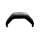 Black plastic mudguard B180 L1090 S678 H336