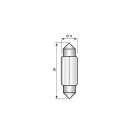 Festoon NARVA 12V 5W socket SV 8.5-8 / 11 x 36 mm