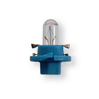 Plastic base lamp 24V 1.8W blue B 8.4 d