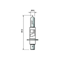 Bulb Narva H1 24V 70W socket P14,5s