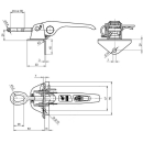 SPP - eccentric lock, ZB-03, 242 mm, galvanized