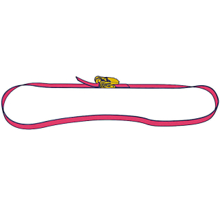 Tension band with ratchet 1-piece. Length 5m, width 25 mm, 750daN