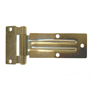 Door hinge, galvanized steel Overall length 180mm cranked