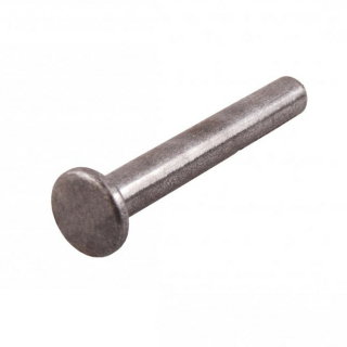 Pendulum bolt with chamfer, 18 x 130 mm, for welding, straight