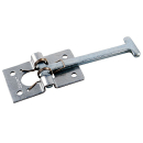 Door holder, hook part with T-piece, 122 mm