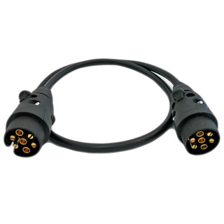 7-pin intermediate cable, 2 plastic plugs