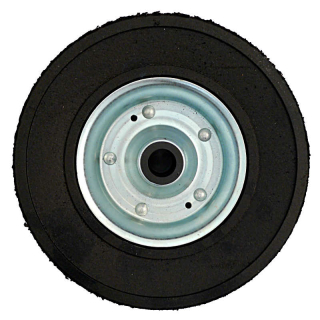 Spare wheel solid rubber hub length 90mm steel rim 225x70 (W)