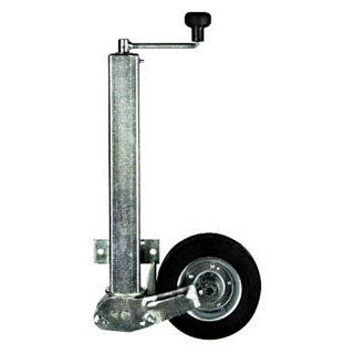 Support wheel 250 kg vz. fully automatic solid rubber steel rim 200x60