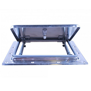 Roof air flap 265 x 215 mm, galvanized silver, steel