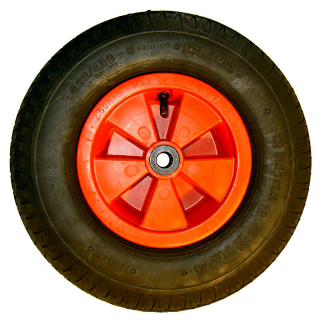 Wheelbarrow / nose wheel 4.00-8 2.50-8 plastic rim