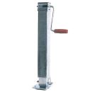 AL-KO support leg, swiveling, square. 70mm 595mm 1000kg