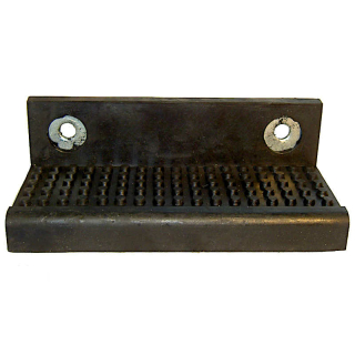 Appearance tailgate rubber steel insert