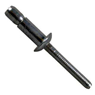 High-strength rivet 6.6 x 14 mm, clamping range 4 - 7 mm, galvanized steel