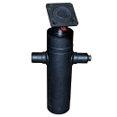 Telescopic cylinder stroke 730 mm, 3-stage, construction...