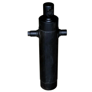 Telescopic cylinder stroke 390 mm, 2-stage, construction height 348 mm, pin 25 mm