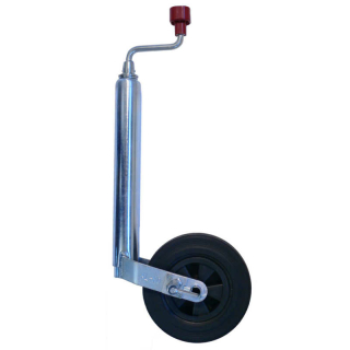 AL-KO support wheel support l. 150 kg, galvanized, Ø 48 mm with parking brake