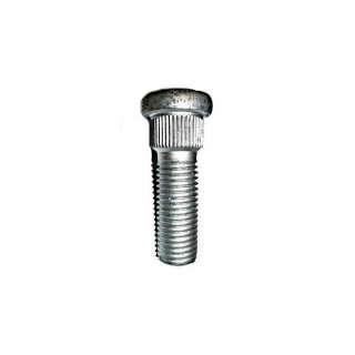 Corrugated wheel bolts M 10 x 1.25 x 35 mm, corrugation 12 mm