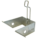 Wedge pocket for UK 46 wheel chock Material: galvanized