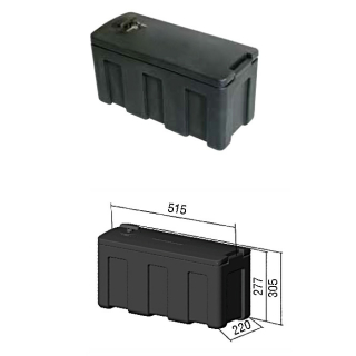 AL-KO tool box L515 x W220 x H277 mm