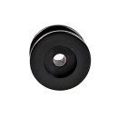 Round button 6/8 mm rope, plastic, mountable on both...