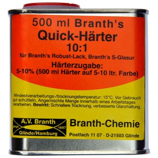 Quick hardener concentrate (S-glaze, robust lacquer, 3in1 mica colors)