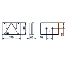 Multi-chamber light 5800/10, left tail, indicator, brake,...