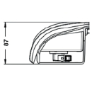 Rem- / achterlicht, BRSM 810, met SML, reflector, lamp