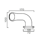 Superpoint 2 clearance light, right, red-white, SML, Earpoint version