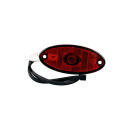 Flatpoint 2 LED position light, red with DC connection,...