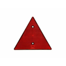 Triangular reflector red, screwable with holes